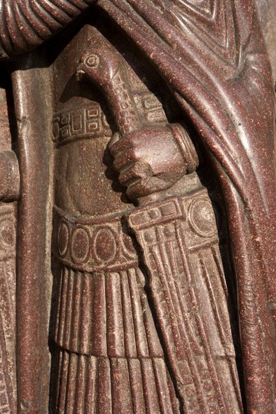 Detail van het Portret van de Vier Tetrarchen, c.300 (porfier) door Byzantine